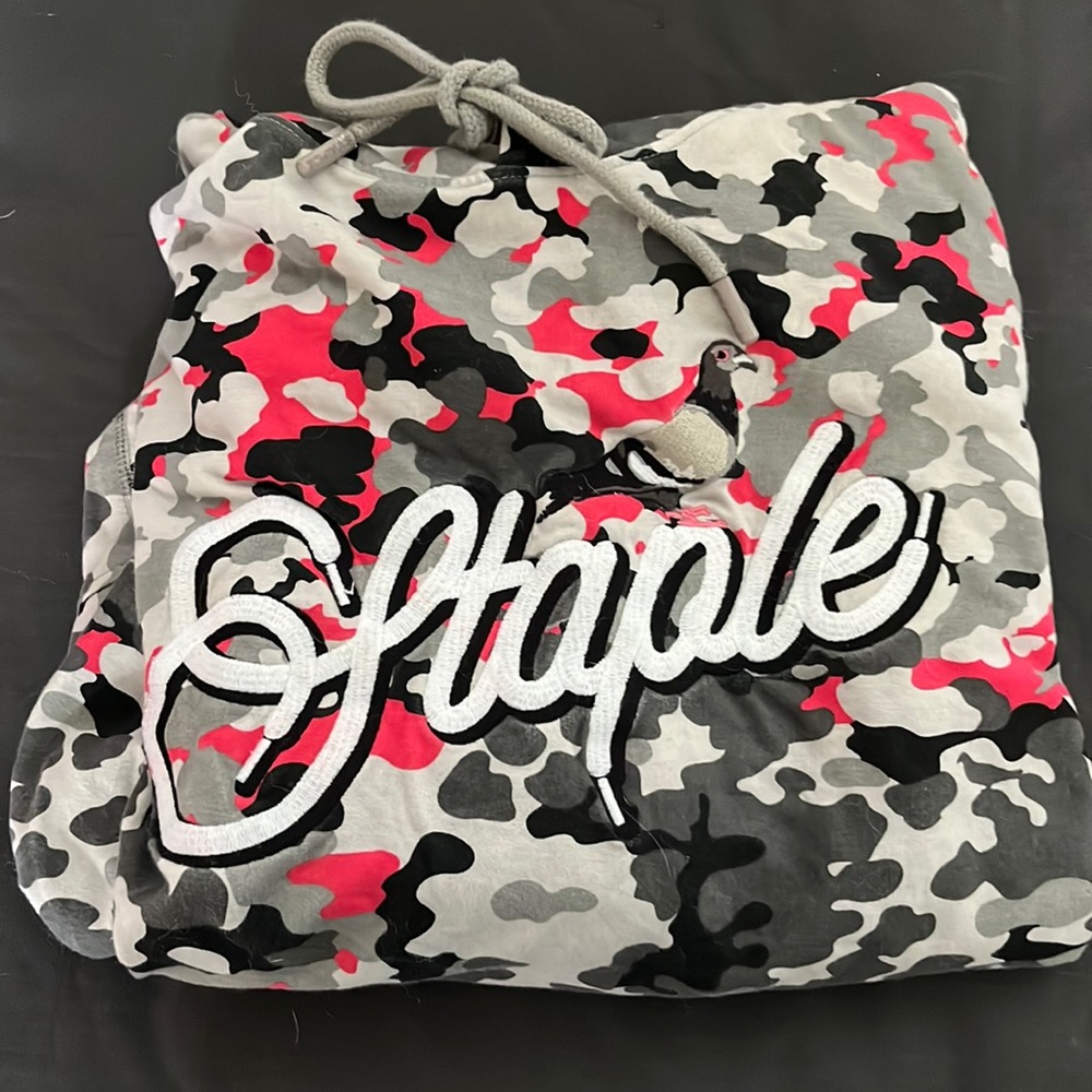 Staple pink camo hoodie